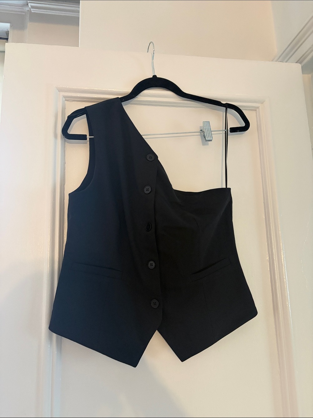 One shoulder vest top